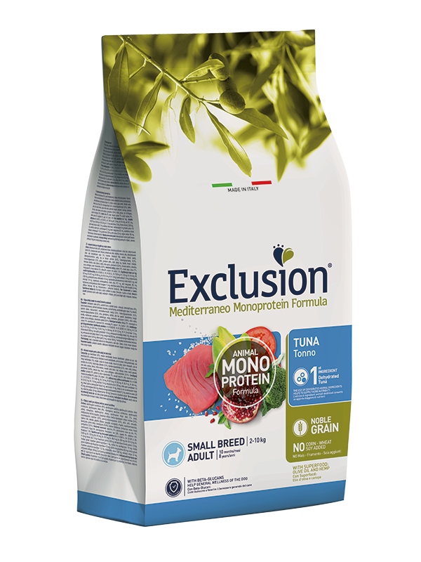 Exclusion Small Breed Adult Tonno 7kg - Crocchette per Cani Monoproteiche Exclusion Small Breed Adult Tonno 7kg - Crocchette per Cani Monoproteiche